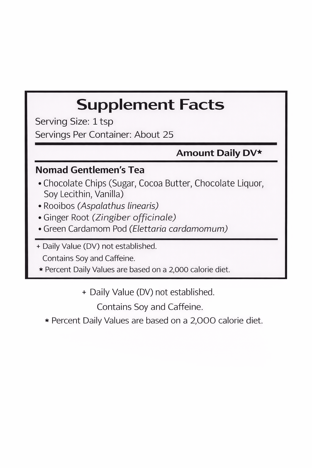 Nomad Gentlemen's Tea