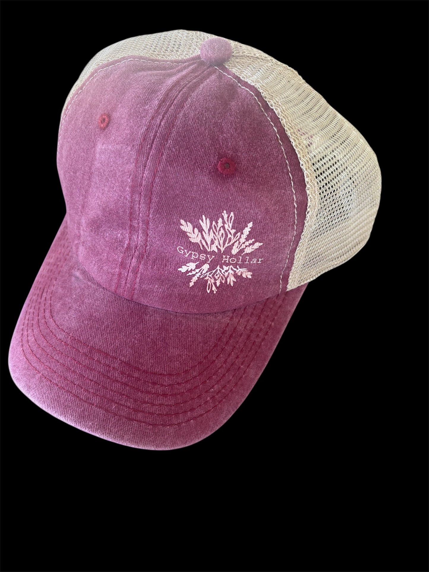 Gypsy Hollar Distressed Trucker Hat