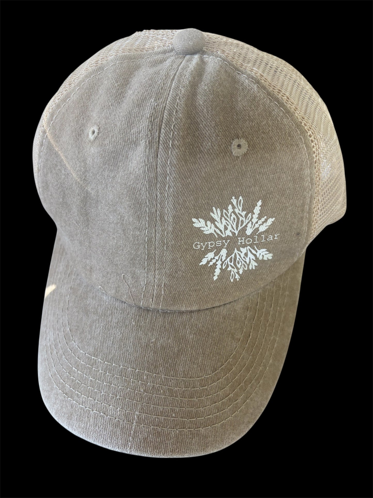 Gypsy Hollar Distressed Trucker Hat