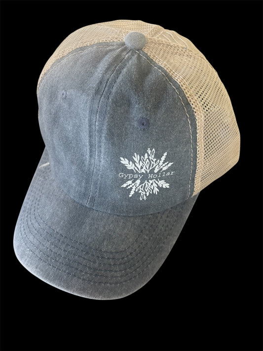 Gypsy Hollar Distressed Trucker Hat