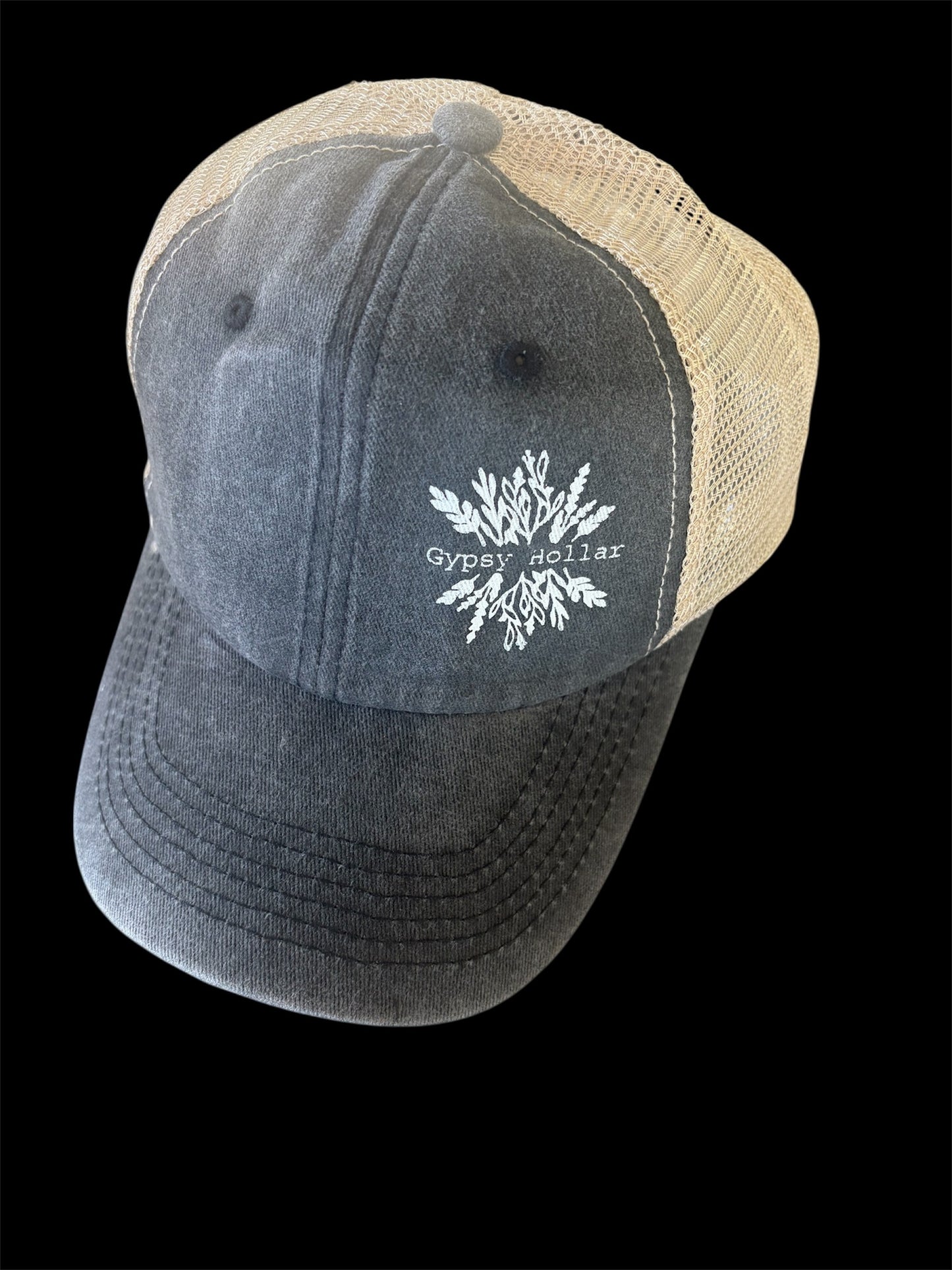 Gypsy Hollar Distressed Trucker Hat