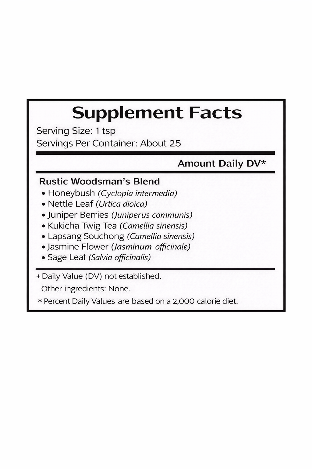 Rustic Woodsman’s Blend