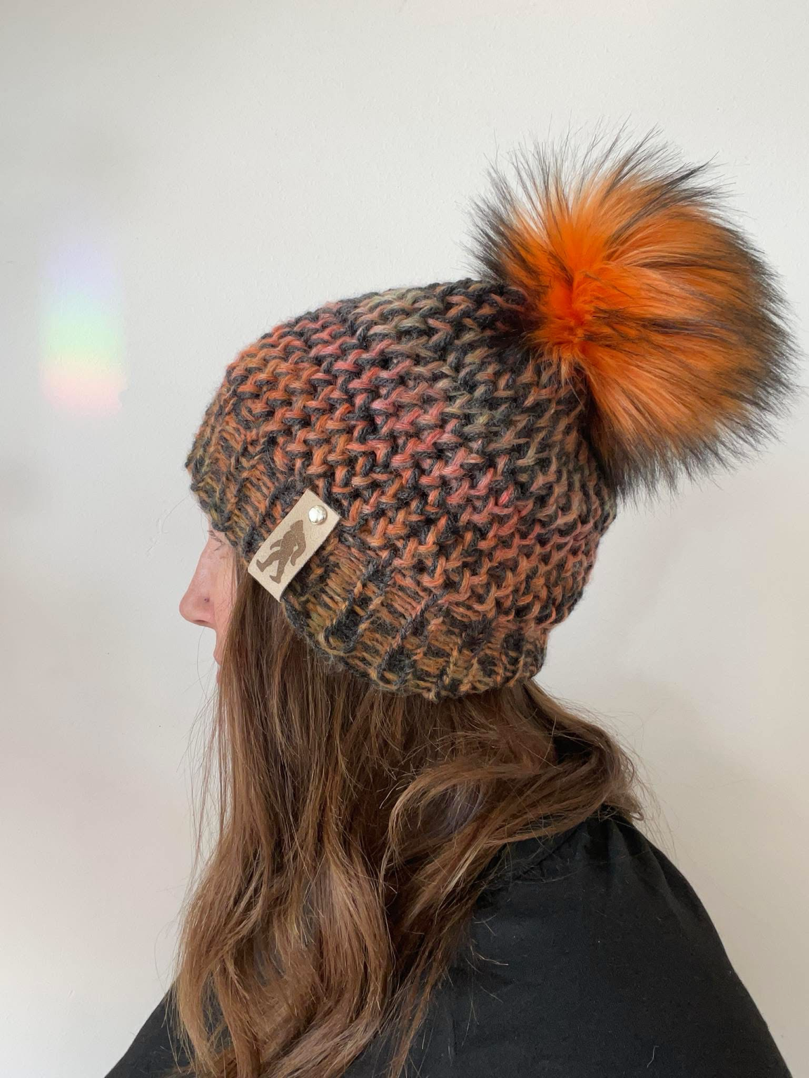 Gypsy Hollar Slouch Beanie with Pom-Pom